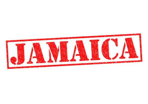 JAMAICA Rubber Stamp over a white background.