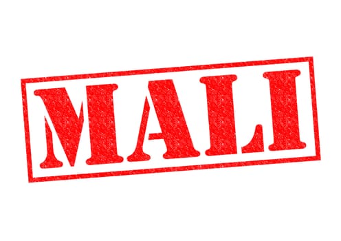 MALI Rubber Stamp over a white background.