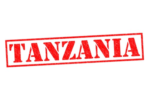 TANZANIA Rubber Stamp over a white background.