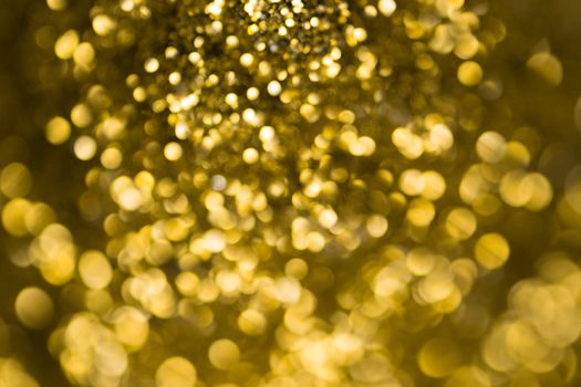 Golden natural bokeh background