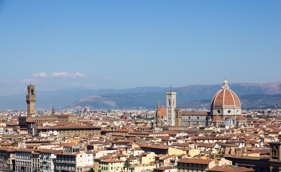 Picture of the view over firenze, with the santa maria del fiore