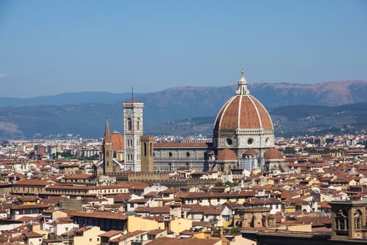 Picture of the view over firenze, with the santa maria del fiore