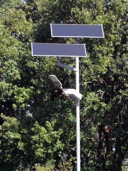 Solar panels in the near future source of energy.