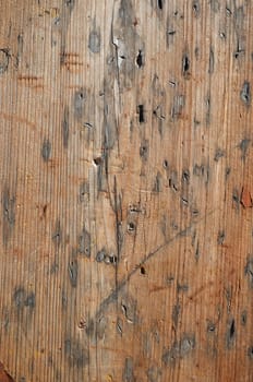 Close up of weathered wooden background
