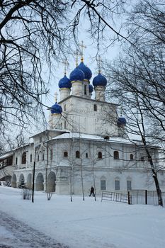 Ancient church of Kazan Blessed Virgin in Kolomenskoe park, Moscow, Russia 