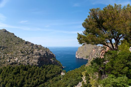Mallorca island Spain Mediterranean view