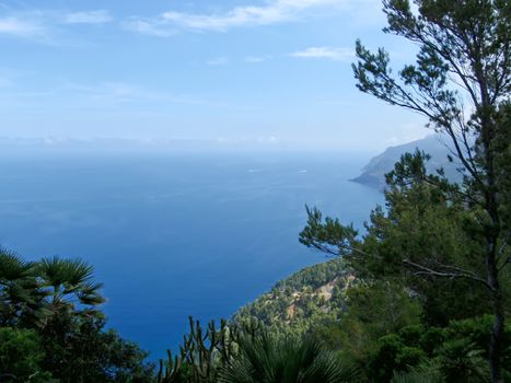 Mallorca island Spain Mediterranean view