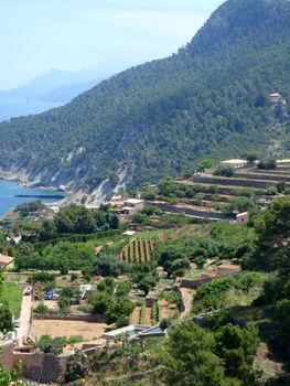 Mallorca island Spain Mediterranean view