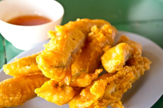 The fried fish