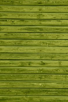 Background picture made of old green wood boards