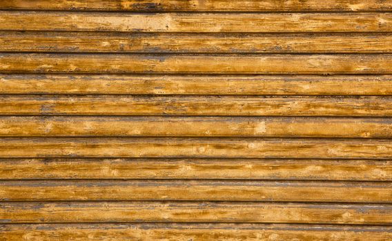 Background picture made of old yellow wood boards