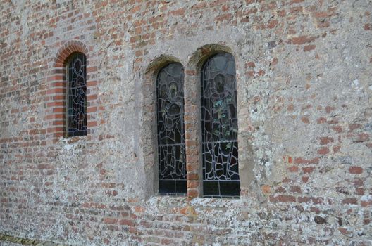 Mid 16th century church windows.