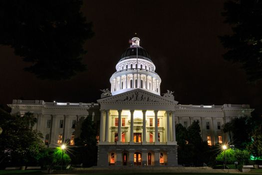California's State Capitol Building (Sacramento, California).