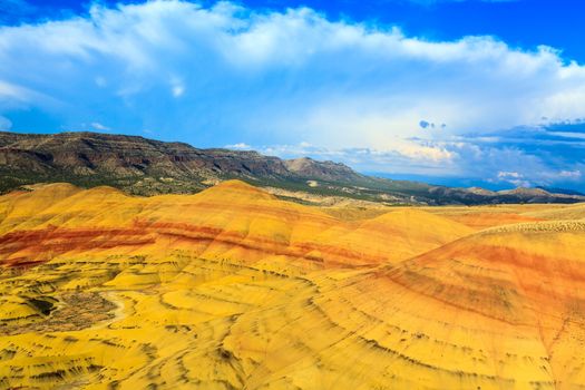Colorful painted hills at John Day Fossil Beds National Monument, Oregon.