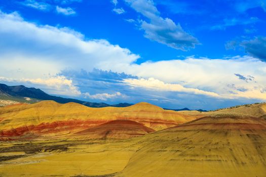 Colorful painted hills at John Day Fossil Beds National Monument, Oregon.