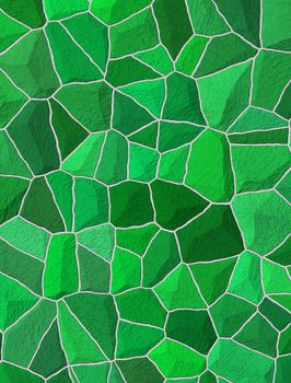 Broken tiles mosaic floor or wall. Background texture