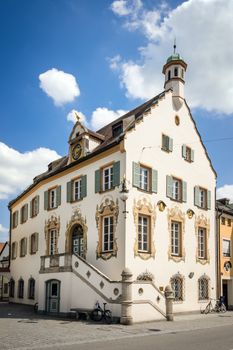 Historic City Hall of F��rstenfeldbruck, a typical town in Bavaria, Germany