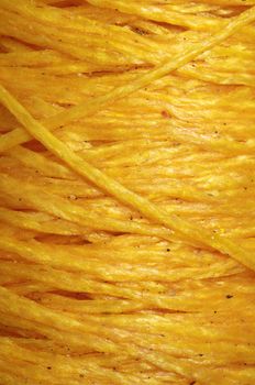 Texture of Roll of Twine isolated on a White Background