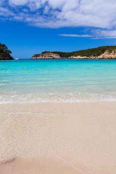 Menorca Cala Galdana Beach in Ciutadella at Balearic islands