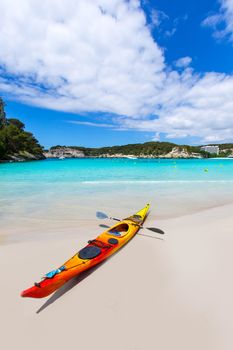 Menorca Cala Galdana Beach in Ciutadella at Balearic islands