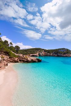 Cala Mitjaneta in Menorca Ciutadella at Balearic islands