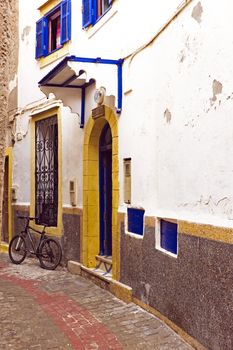 Old street in Essaouira Morocco