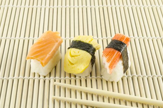 asia traditional japanese food call fresh sushi