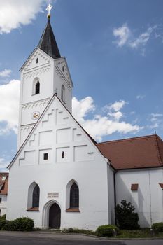 Church St. Leonhard in the Bavarian town F��rstenfeldbruck, Germany