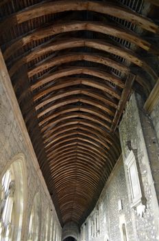 vaulted ceiling at Chichester Cathedral, England.