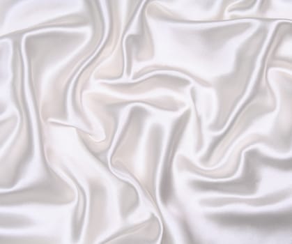 Smooth elegant white silk can use as wedding background