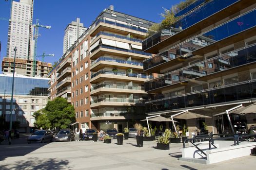 Residential and Office buildings of Puerto Madero in Buenos Aires.