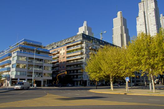 Residential and Office buildings of Puerto Madero in Buenos Aires.