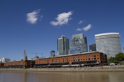 Residential and Office buildings of Puerto Madero in Buenos Aires.