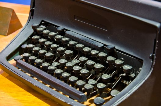 Vintage black typewriter