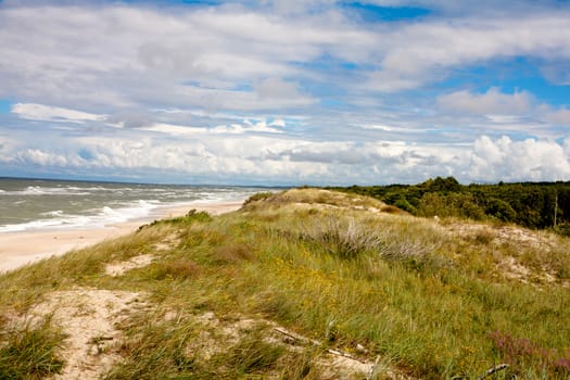Baltic sea near Curonian Spit

