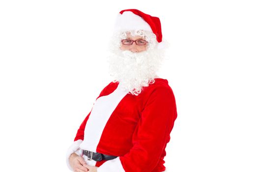 Santa Claus happy about christmas time