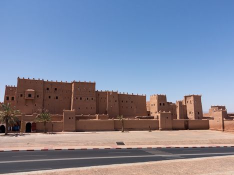Kasbah Taourirt in eastern Ouarzazate. Ouarzazate nicknamed the door of the desert, is a city and capital of Ouarzazate Province in the Souss-Massa-Draa of southern-central Morocco.