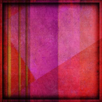 grunge background pink and red vertical lines and frame, copy space