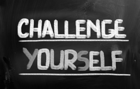 Challenge Yourself Concept