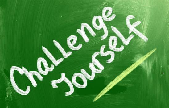 Challenge Yourself Concept