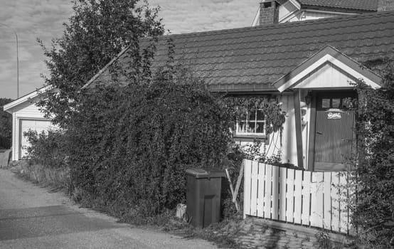 Sponvika is a village in Halden, Norway, and most of the houses are of older origin but well maintained. Image is shot in late September 2013.