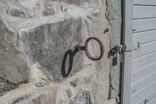 Ravelin building is on two floors, the ground floor was built in 1745 and the second floor was built in 1835. Image is shot at Fredriksten Fortress in Halden, Norway a day in September 2013.