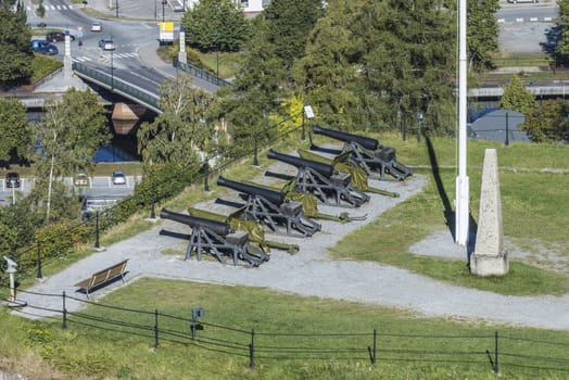 Queen's bastion was built at Fredriksten fortress in Halden, Norway in 1661-1671. Photo is shot in September 2013.