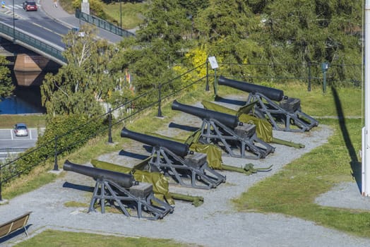 Queen's bastion was built at Fredriksten fortress in Halden, Norway in 1661-1671. Photo is shot in September 2013.