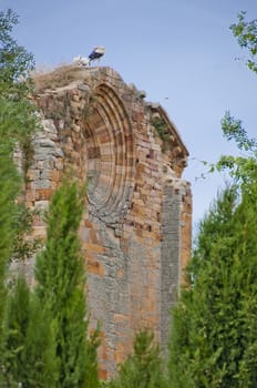 Monastery in Ruins in Zamora Spain