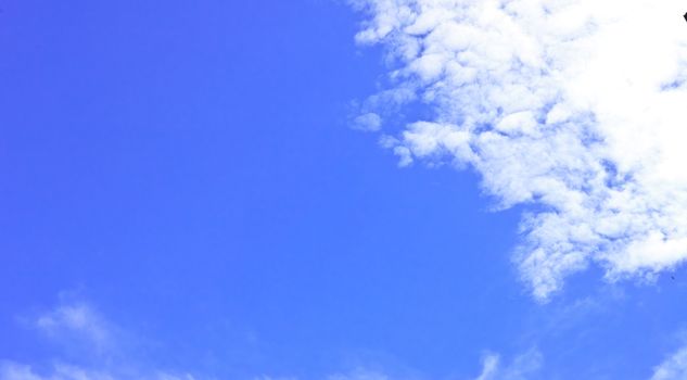 sky and white clouds