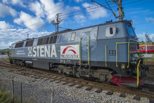 Image is shot in the first of October 2013 at Halden, Norway railroad station