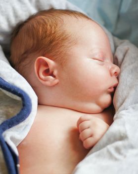 Little baby boy portrait