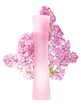 Scented water on a white background.