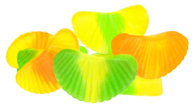Candy on a white background.